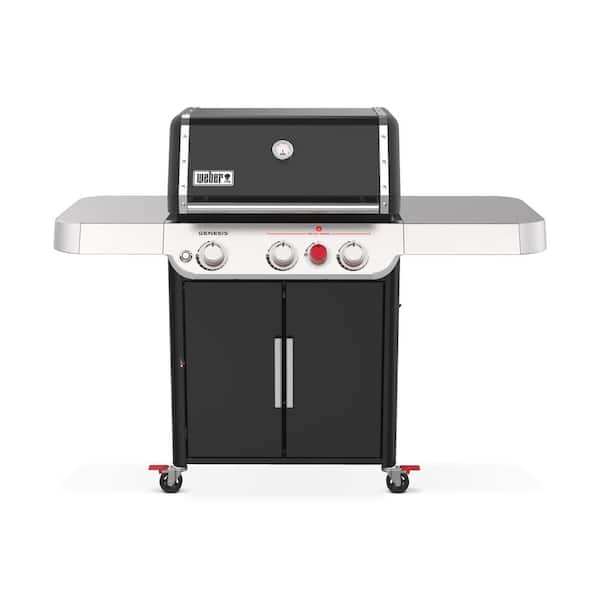 Weber Genesis E-325s Propane Gas Grill Black with Built-In Thermometer 35310001 The Home Depot