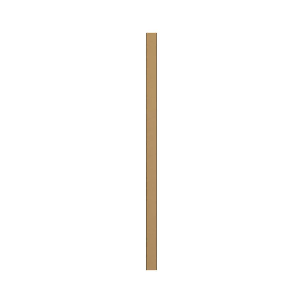 Champagne Bronze Modern Bar Cabinet Pull with Mounting Hardware