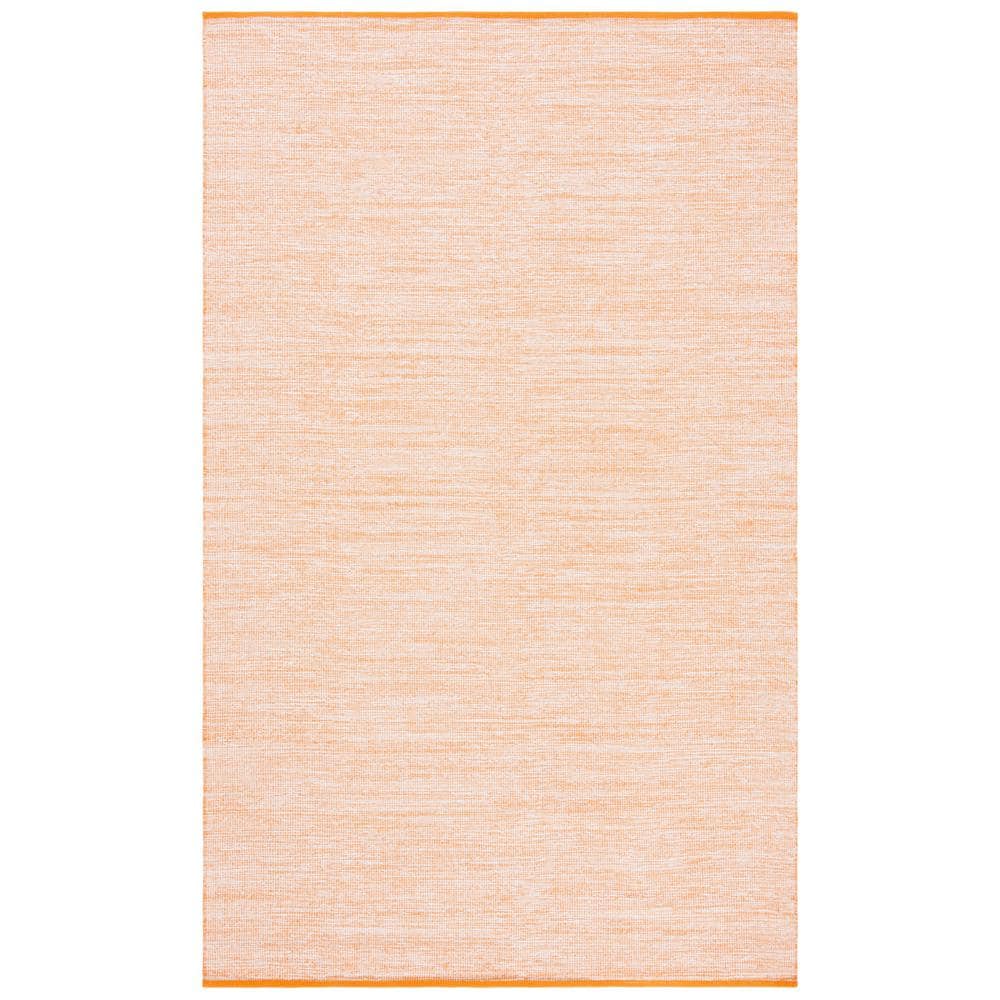 Coastal Charm Blue Cotton Flat Woven 4' x 6' Handmade Rug