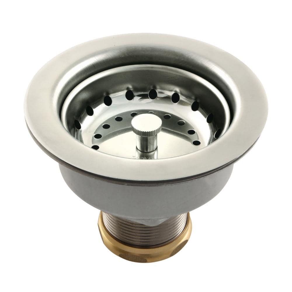 Tacoma 3-1/2 in. x 3-13/16 in. Stainless Steel Kitchen Sink Basket Strainer in Polished Nickel price history on PriceWatchPro