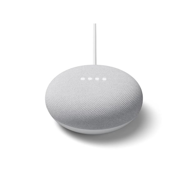 Detektiv Perth Afdeling Google Nest Mini (2nd Gen) - Smart Home Speaker with Google Assistant in  Chalk (2-Pack)-GA01952 - The Home Depot