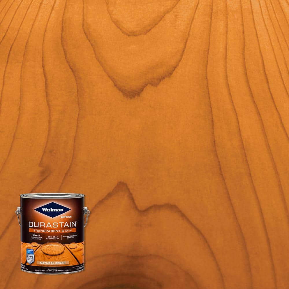 1 gal. Durastain Cedar Exterior Wood Transparent Stain (4-Pack) price history on PriceWatchPro