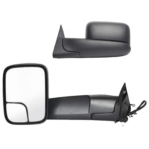 Fit System Towing Mirror for 98-01 Dodge Ram Pick-Up 1500 98-02 2500/3500 Spot Mirror Flip-Up Head Folding Pair Heated Power