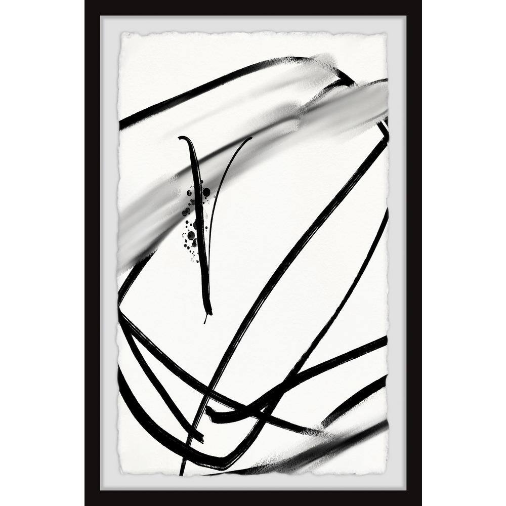 "We Went Inside" by Marmont Hill Framed Abstract Art Print 36 in. x 24