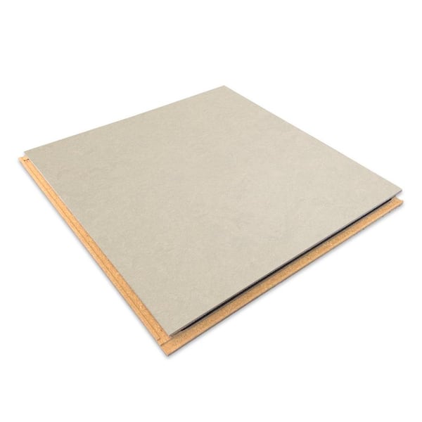 Marmoleum Cinch Loc Seal Edelweiss 9.8 mm T x 11.81 in. W x 11.81 in. L Laminate Flooring (6.78 sq. ft./case)
