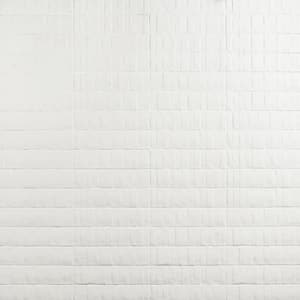 Chord Matter Plaster White 2.95 in. x 11.81 in. Textured Porcelain Floor and Wall Tile (4.35 sq. ft./Case)