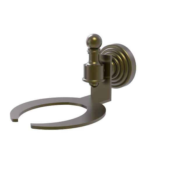 Allied Brass Retro-Wave Collection Wall Mounted Standard Soap Holder in Antique Brass
