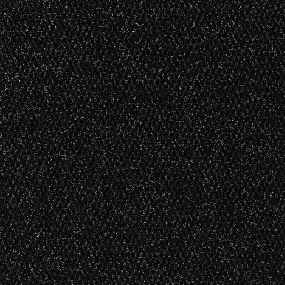 Ottomanson Easy clean, Waterproof Non-Slip 2x3 Indoor/Outdoor Rubber Doormat,  20 in. x 39 in., Black RDM7003-2X3 - The Home Depot