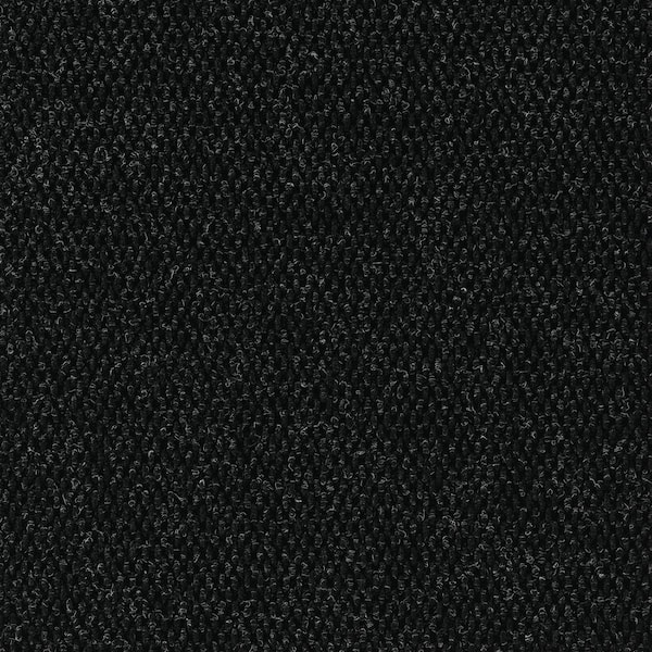 Foss Peel and Stick Modular Mat Hobnail Charcoal 18 in. x 18 in. Indoor/Outdoor Carpet Tile (10 Tiles/Case)