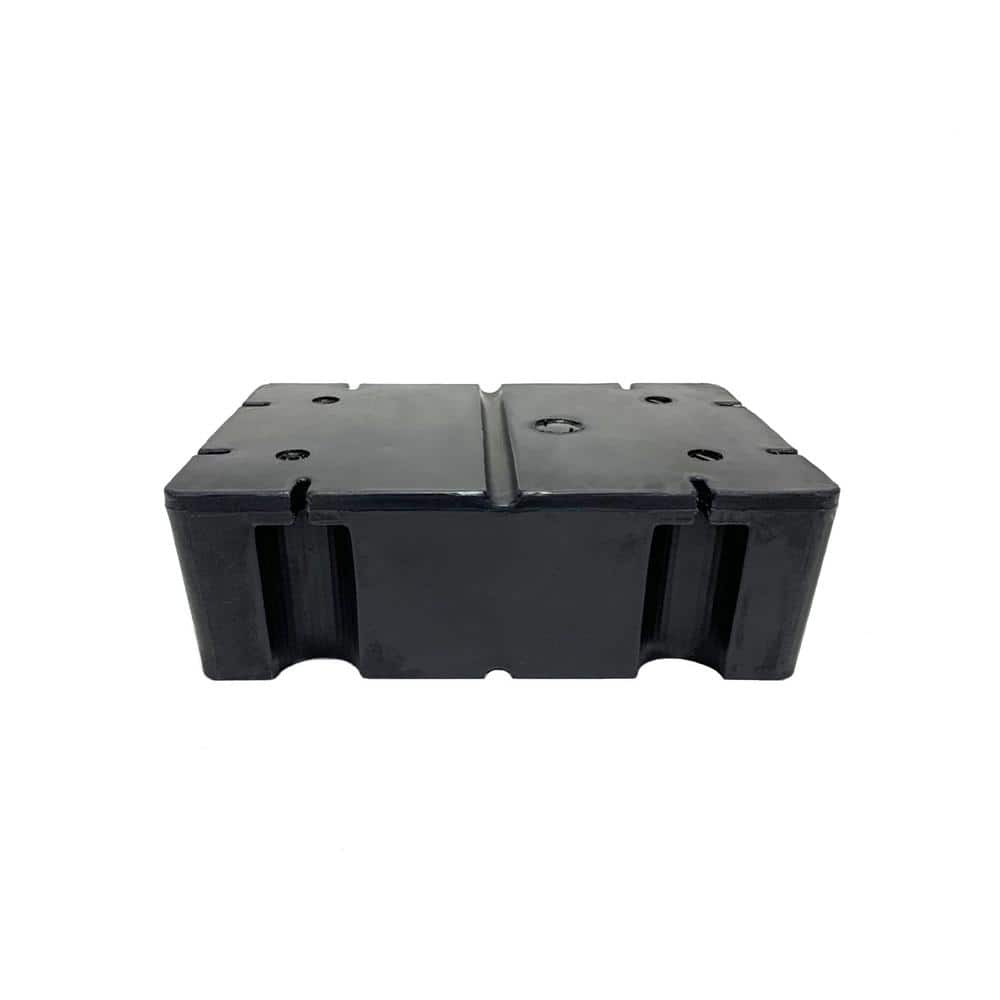 Eagle Floats 24 in. x 36 in. x 12 in. Foam Filled Dock Float Drum distributed by Multinautic, Black -  14106