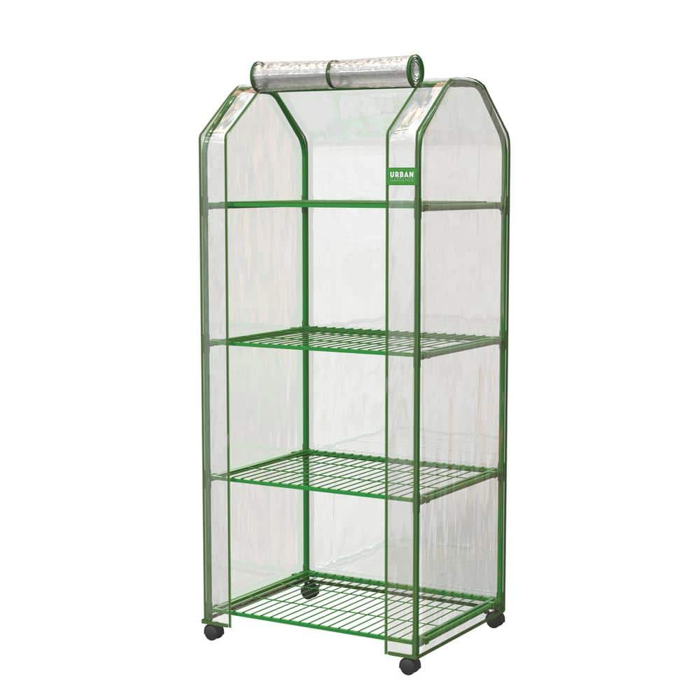 63.7 in. H x 26.75 in. W x 19.25 in. D Urban Gardener Plastic, Green, Porta