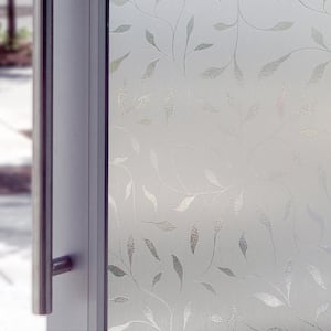 Etched Leaf 24 in. x 36 in. Window Film