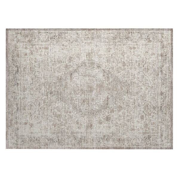 Chantille Machine Washable Indoor/Outdoor Abstract ACN3171 Ivory 2 ft. x 3 ft. Accent Rug