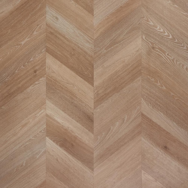 Stacy Garcia Chic Chevron 20MIL Starling 12 in. x 48 in. Click Lock Waterproof Luxury Vinyl Flooring(24.03 Sq. Ft./Case)
