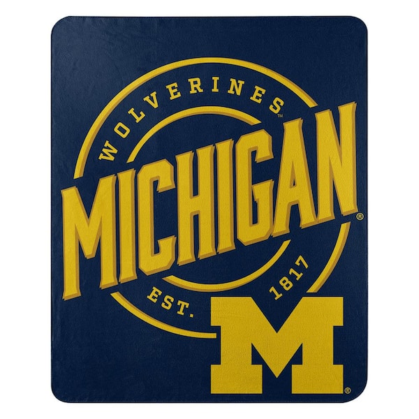 NCAA Michigan Campaign Fleece Throw