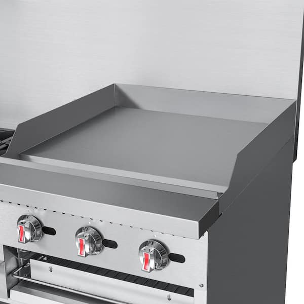 Koolmore 60 in. 6 Burner Commercial Double Oven Gas Range with 24