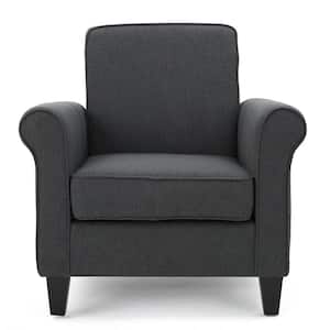 Freemont Dark Grey Upholstered Club Chair