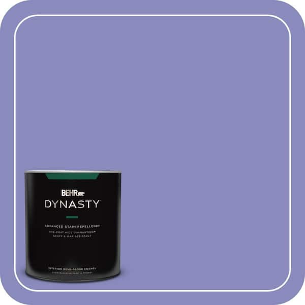 BEHR DYNASTY 1 qt. #620B-5 Pristine Petal Semi-Gloss Enamel Interior Stain-Blocking Paint and Primer