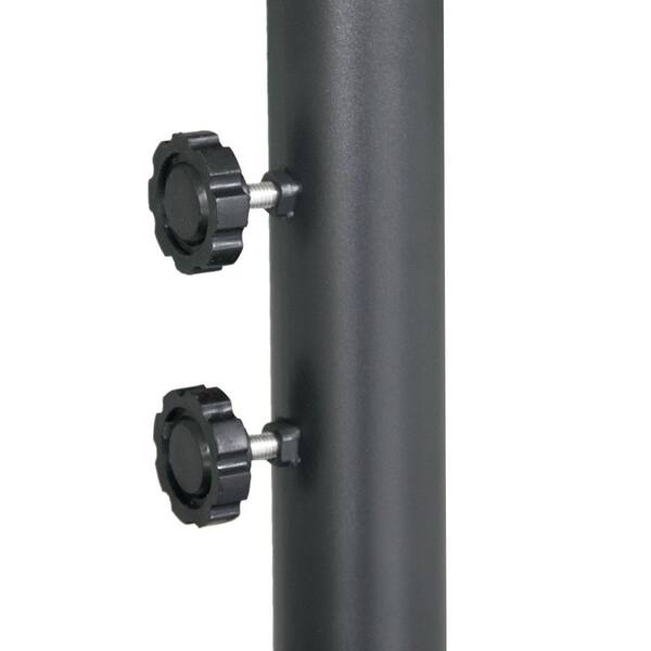 CASAINC 9 ft. Iron Cantilever Modern Banana Patio Umbrella