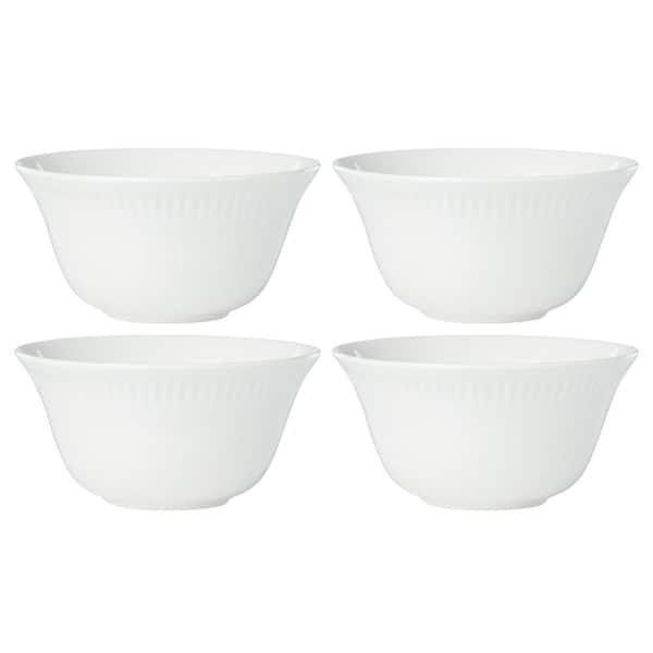 Lenox Profile 16 fl. oz. White Porcelain Bowl (Set of 4)