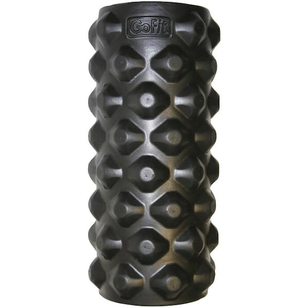GoFit 13 in. Extreme Foam Roller Body Massager, in Black