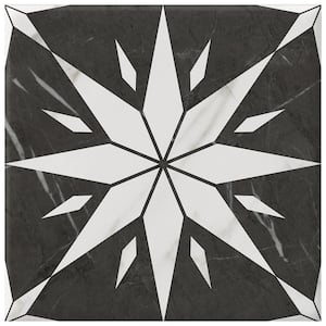 Ursino Star Carrara 7-7/8 in. x 7-7/8 in. Porcelain Floor and Wall Tile (6.75 sq. ft./Case)