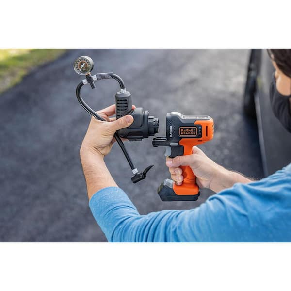 20V MAX* Cordless Tire Inflator, Cordless & Corded Power, Tool Only |  BLACK+DECKER
