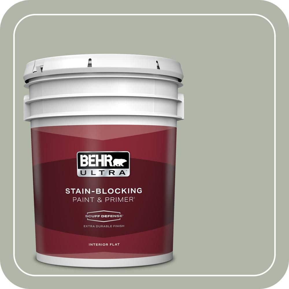 5 gal. #ICC-56 Green Tea Extra Durable Flat Interior Paint & Primer price history on PriceWatchPro