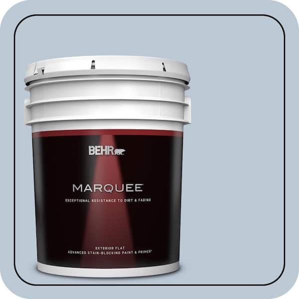 BEHR MARQUEE 5 gal. #S520-2 Journeys End Flat Exterior Paint & Primer