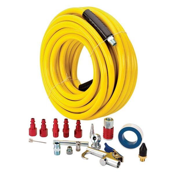 Snap-on 3/8 in. x 50 ft. PVC Air Hose with Air Hose Accessories