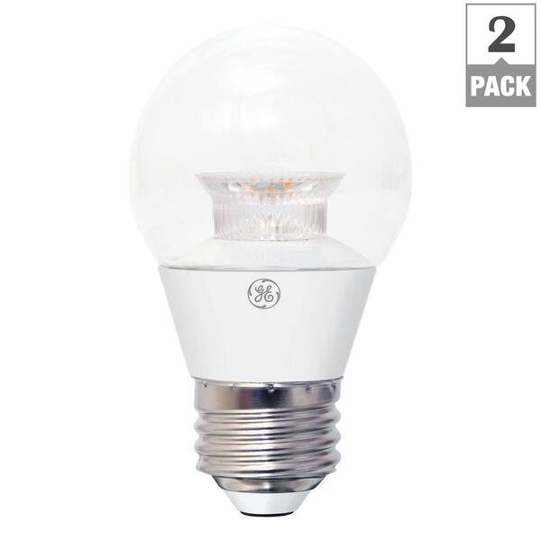 GE 40W Equivalent Soft White A15 Dimmable LED Light Bulb (2-Pack)