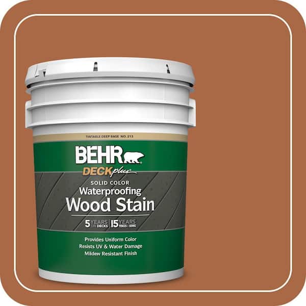 5 gal. #PPU3-16 Maple Glaze Solid Color Waterproofing Exterior Wood Stain
