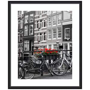 Lucie Black Wood Picture Frame Opening Size 24 x 20 in. (Matted To 16 x 20 in.)