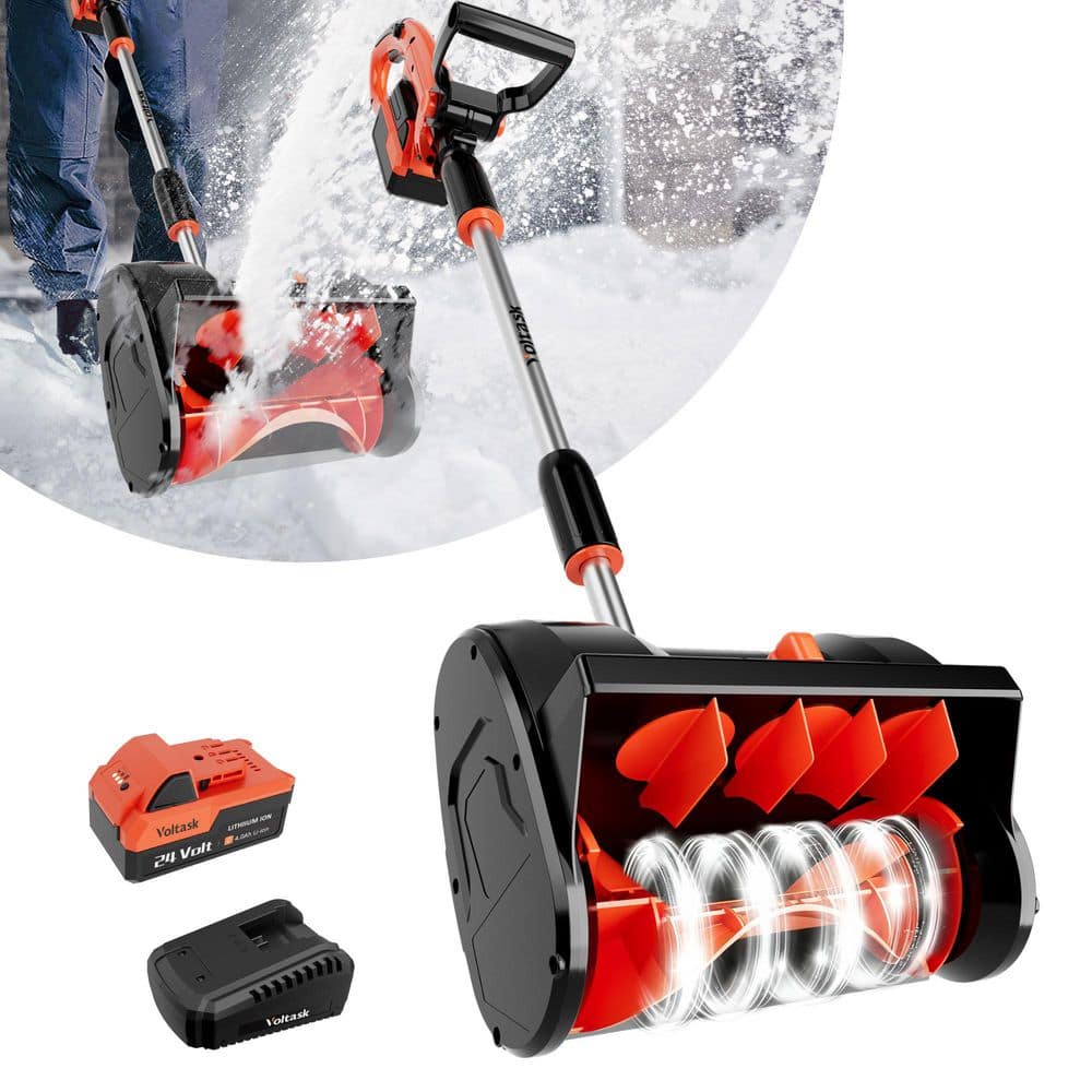 24V 12 in. Single-Stage Cordless Electric Snow Shovel with 4.0 Ah Battery and Charger price history on PriceWatchPro