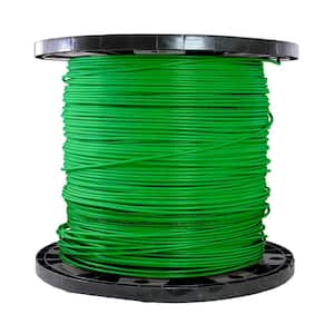 2500 ft. 10-Gauge Green Solid THHN Wire