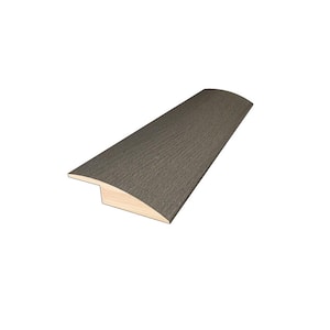 Stormy Gray 0.50 in. Thick x 1.50 in. Width x 78 in. Length Overlap Reducer Hardwood Molding