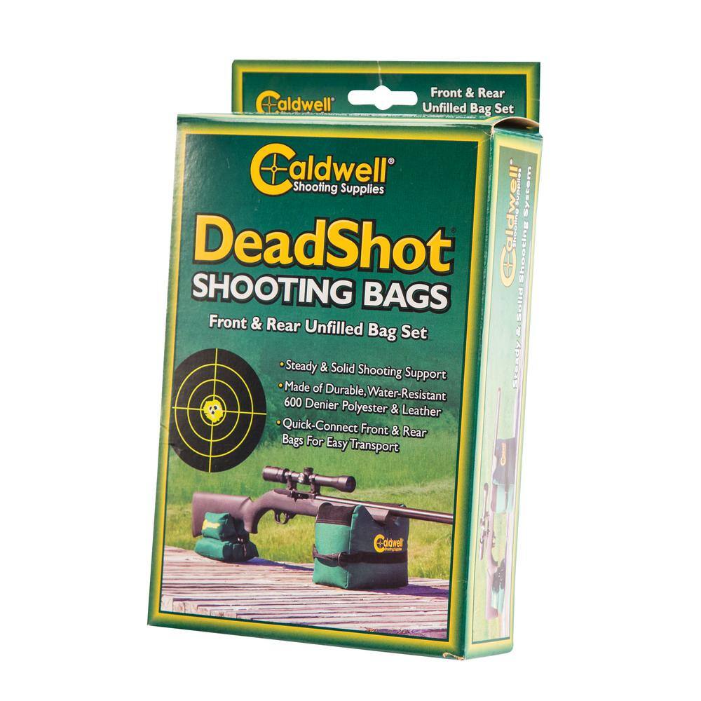 CALDWELL Unfilled Deadshot Shooting Rest Bag Combo with Front and Rear