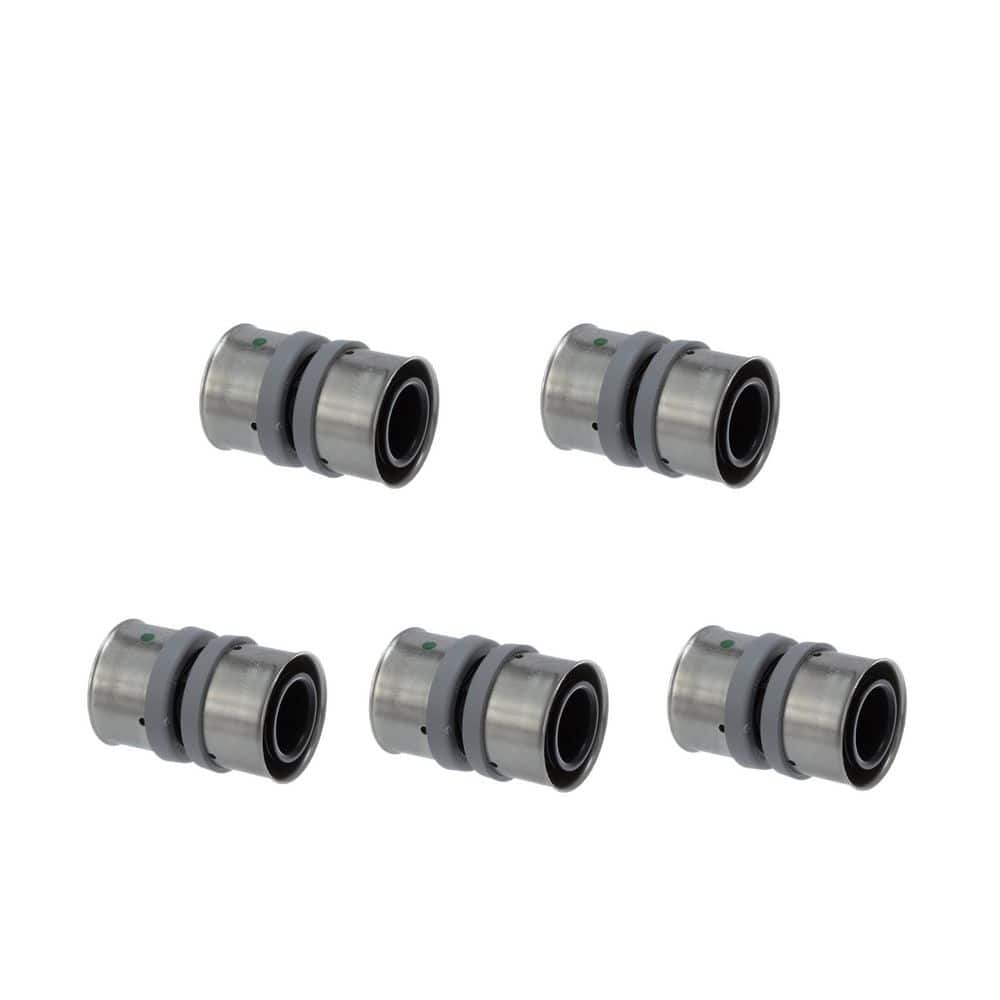 PureFlow 1-1/2 in. x 1-1/2 in. Press Polymer Coupling (5-pack) price history on PriceWatchPro