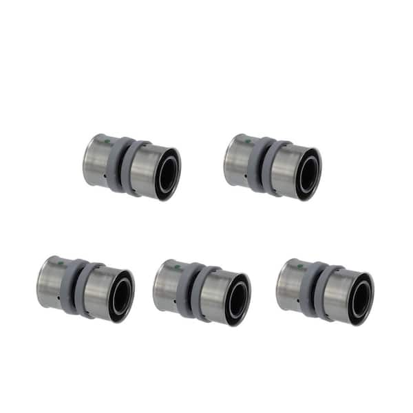 PureFlow 1-1/2 in. x 1-1/2 in. Press Polymer Coupling (5-pack)