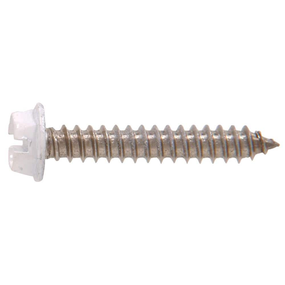 "#8 1/2 in. Slotted Hex-Head Sheet Metal Screws (25-Pack)" price history on PriceWatchPro