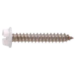 #8 3/4 in. Slotted Hex-Head Sheet Metal Screws (20-Pack)