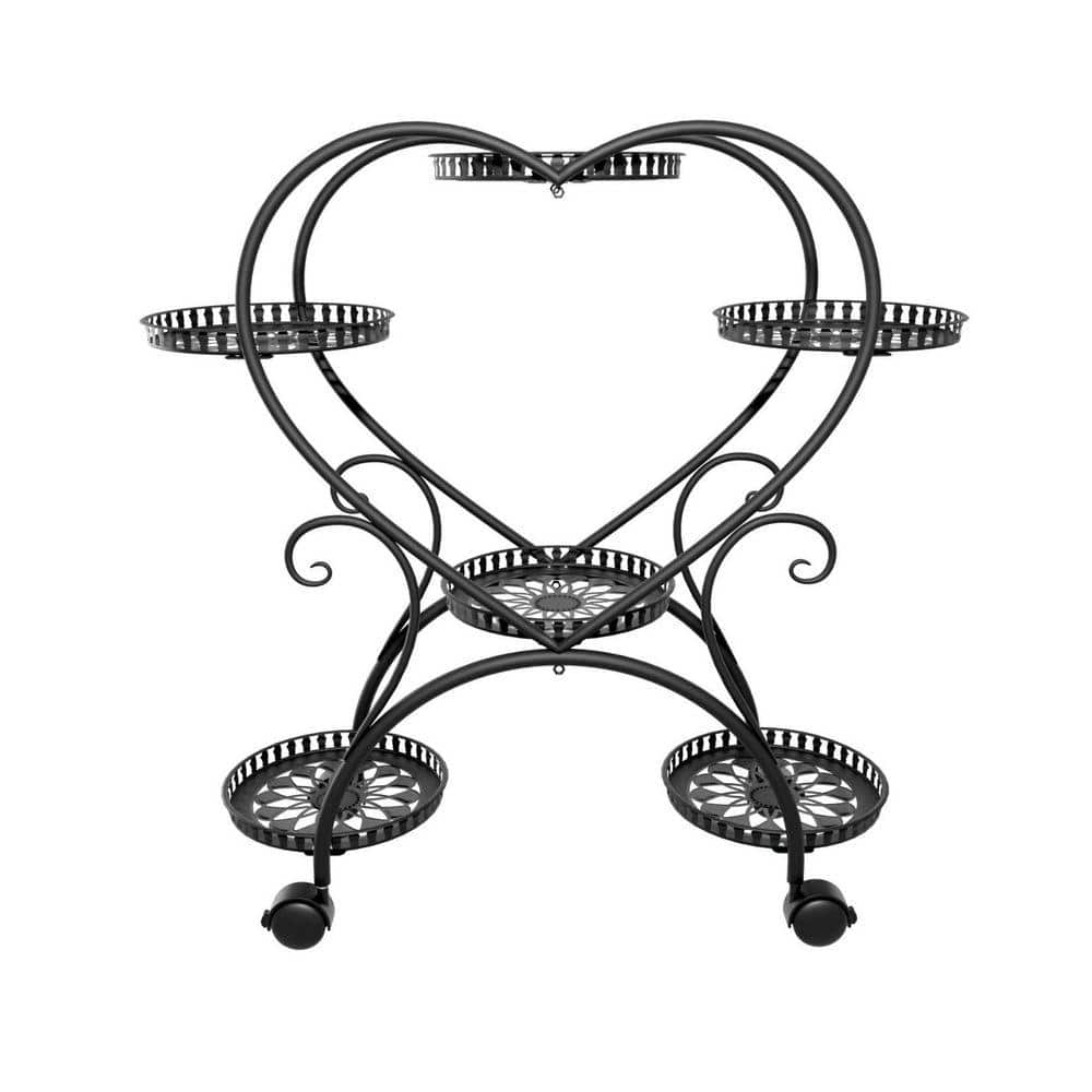 AESOME 31.6 in. x 22.8 in. x 11 in. Heart-Shaped Indoor Metal