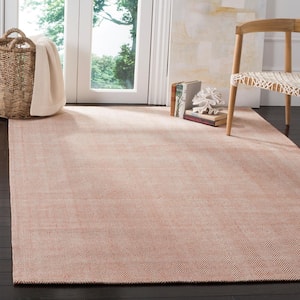 Marbella Red 6 ft. x 9 ft. Chevron Area Rug