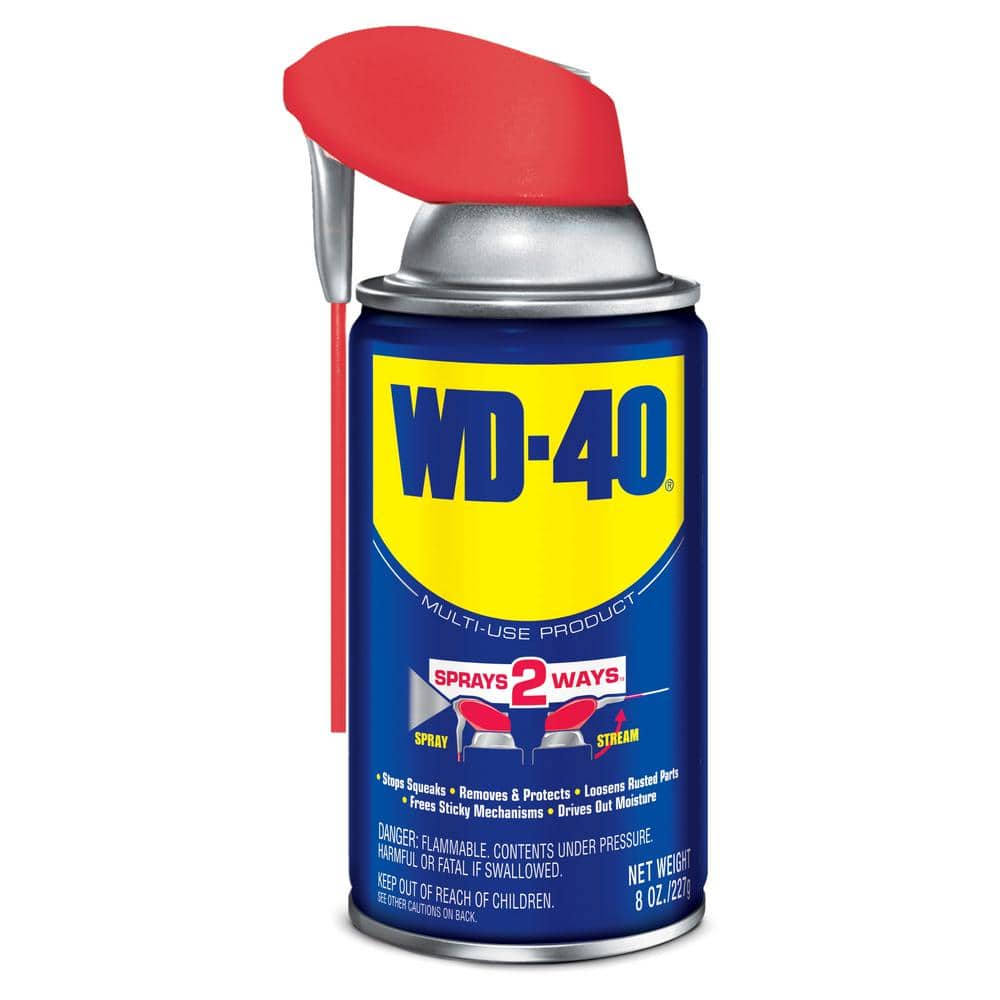WD-40 8 oz. Original WD-40 Formula, Multi-Purpose Lubricant Spray with .