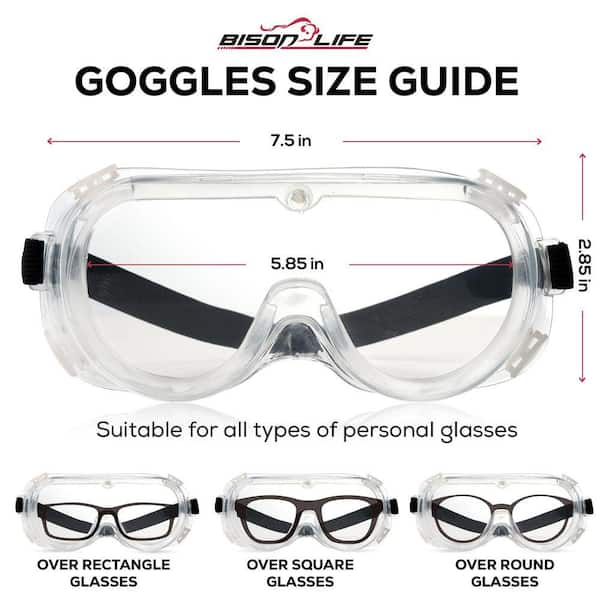 CHEMICAL SPLASH GOGGLE INDIRECT VENTILATION at ₹ 91 | Safety Goggles in