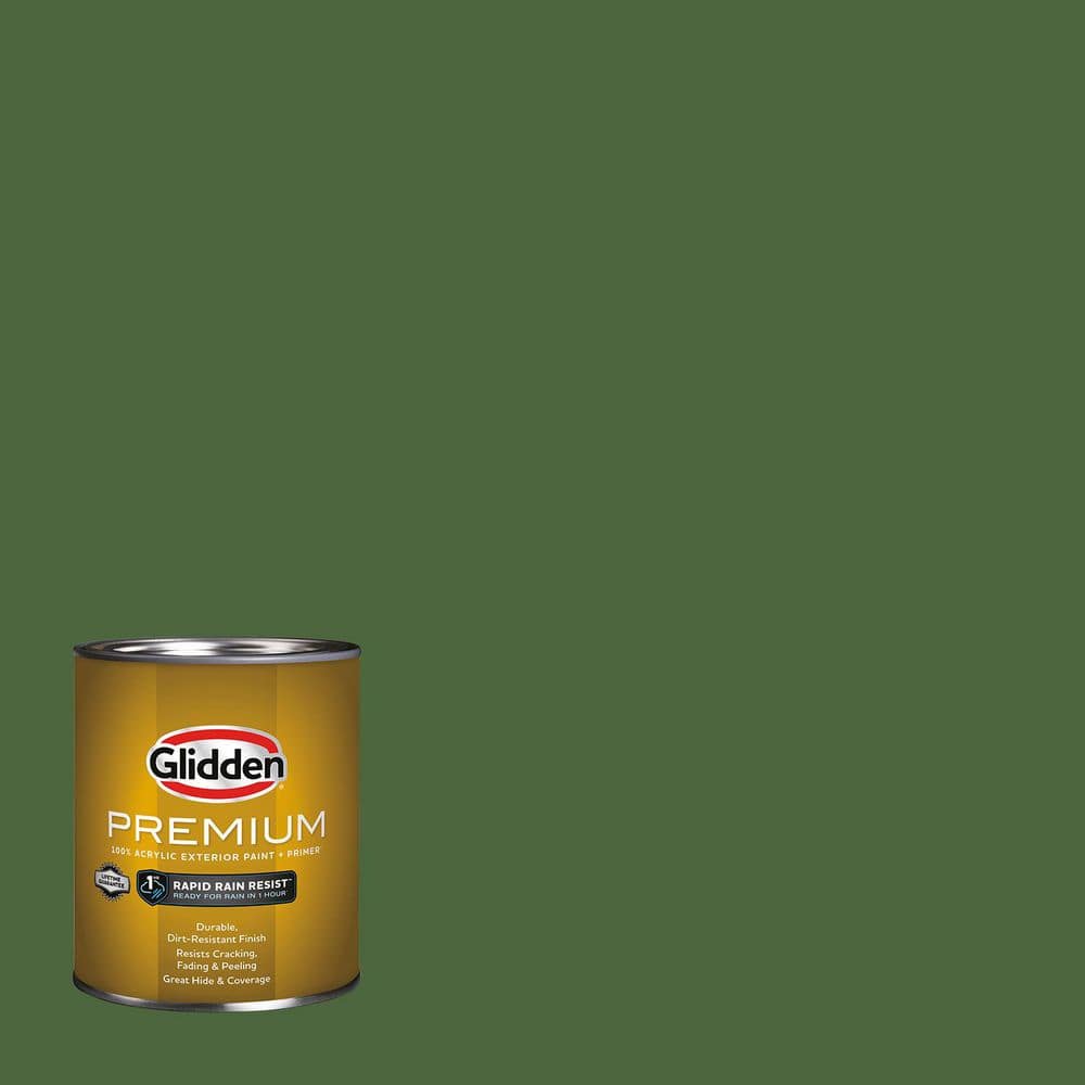 Glidden Premium 1 qt. Mountain Forest PPG1130-7 Satin Exterior