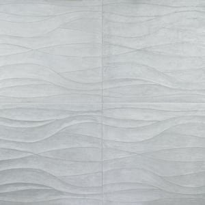 Ophelia Wave Gres Blue 18 in. x 18 in. Honed Limestone Marble Wall Tile (4.5 sq. ft./Case)