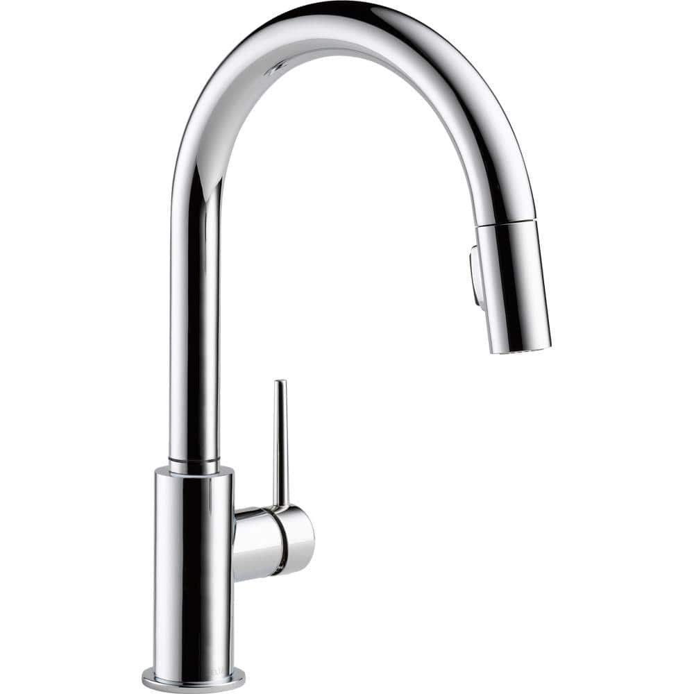 Trinsic Pull Down Sprayer Kitchen Sink Faucet, Single Handle Kitchen Faucet -  Delta, 9159-DST