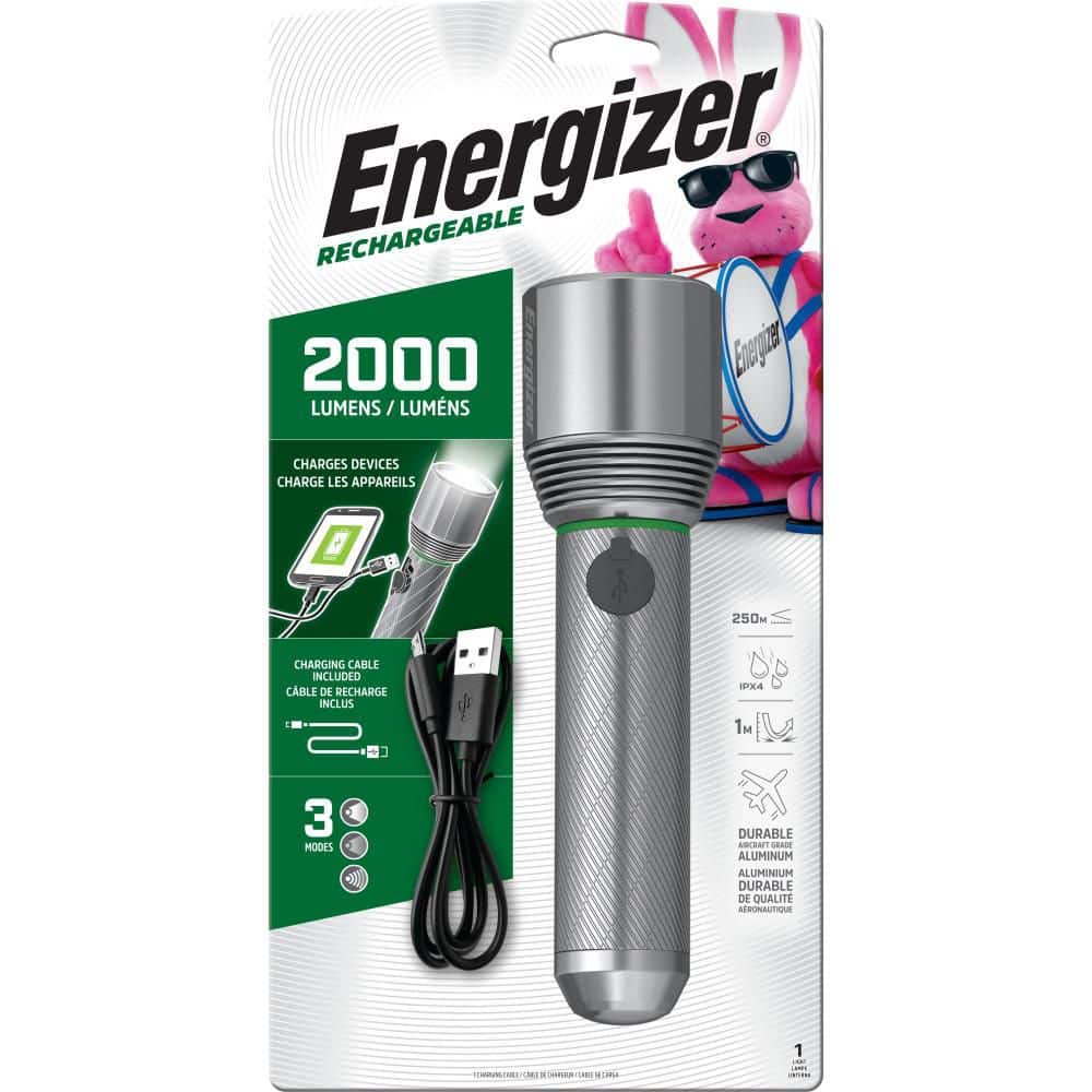 2 000 lumen rechargeable flashlight Energizer 2000 Lm. LED Rechargeable Flashlight