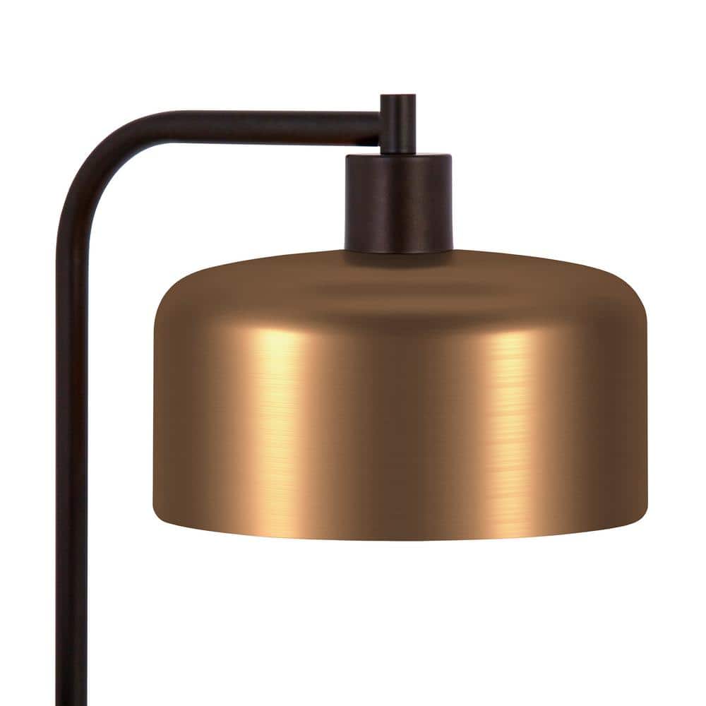 Arc Adjustable Bronze Floor Lamp with Smart Home Integration